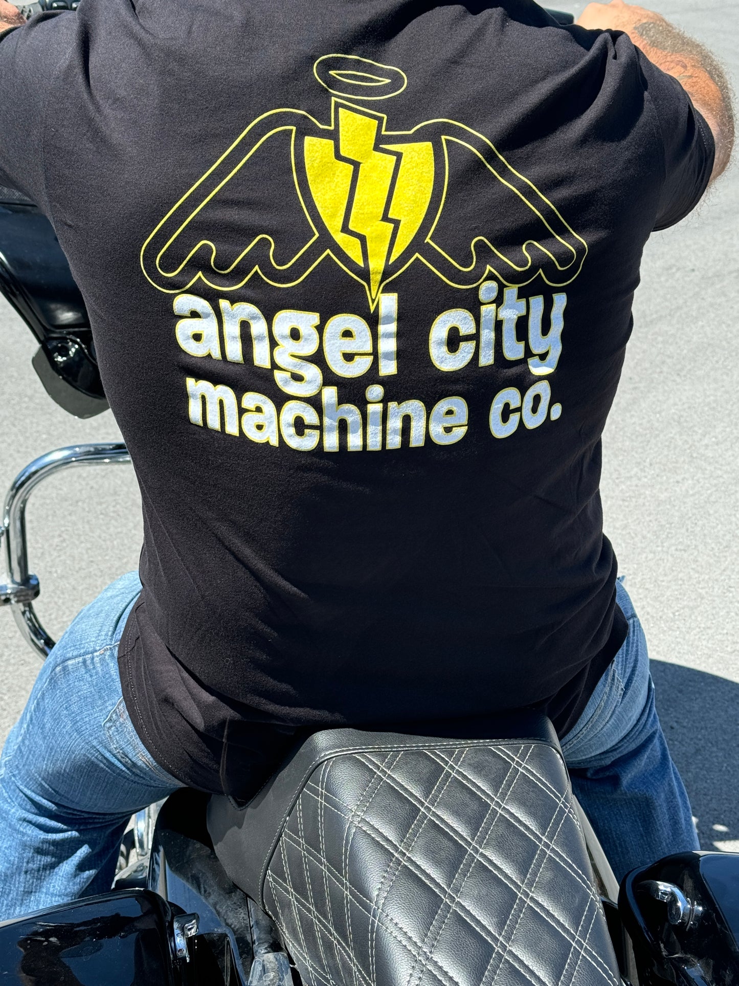 ANGEL CITY MACHINE CO. SHORT SLEEVE SHOP T-SHIRTS
